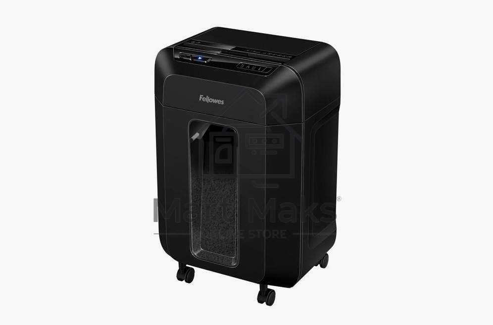 Шредер Fellowes AutoMax 80M FS-46215, минирезка, DIN P-4, 4х12 мм, автоподача 80 лст., 17 лтр., автореверс, уничт.: скобы, скрепки, пл. карты