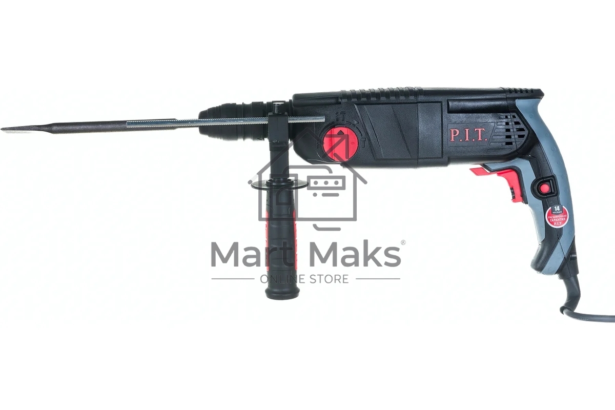 Перфоратор P.I.T. PBH24-C1 МАСТЕР (3-реж. гор. 850Вт. 2,4дж.SDS+ пласт.кейс. Быстр-ый патрон) [PBH24-C1]