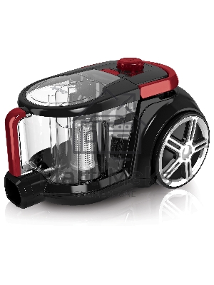 Пылесос BBK BV1801 бургунди, 300/1600 Вт, уборка сухая, пылесборник контейнер, 2 л