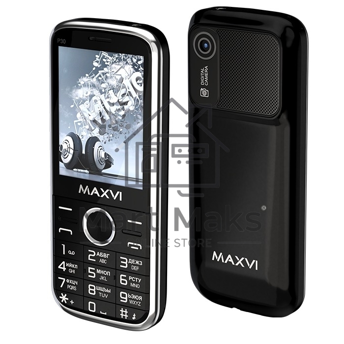 Мобильный телефон Maxvi P30 черный