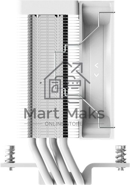 Кулер для процессора Ocypus Gamma A40 WH ARGB Digital, 100mm ARGB FAN, Top Display Panel, 4 HEAT PIPES, 4-PIN PWM, 600-2400 RPM, 29.5DBA, HYDRO BEARING, LGA115X/1200/1700/18XX, AM4/AM5