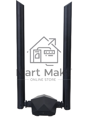 Сетевой адаптер Dahua DH-NC1800/Wi-Fi 802.11ax/2.4 ГГц до 574 Мбит.с + 5 ГГц до 1201 Мбит.с/2 антенны/USB 3.0/черный (DH-NC1800)