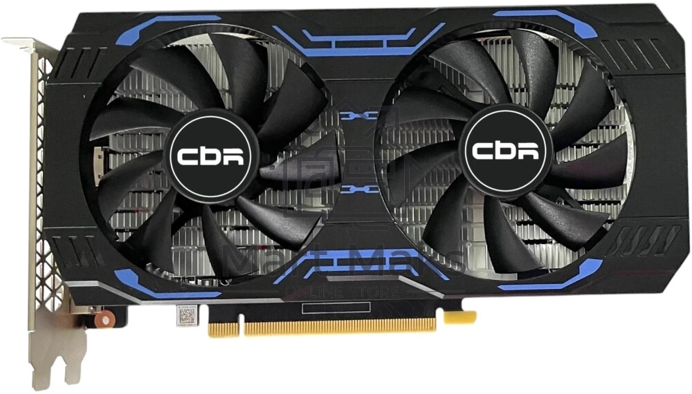 Видеокарта CBR GeForce GTX 1660 Super, 6 GB GDDR6, 192 bit, DVI, HDMI, DisplayPort, GPU 1530 MHz