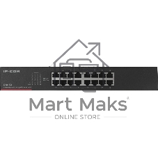 Коммутатор IP-COM G1016D, 16×1 Гбит/с, неуправляемый