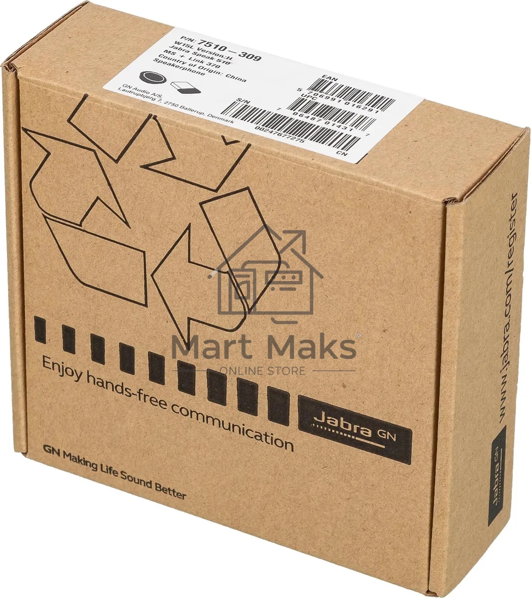 Спикерфон Jabra SPEAK 510+ MS Bluetooth USB NC WB Link 360 MS