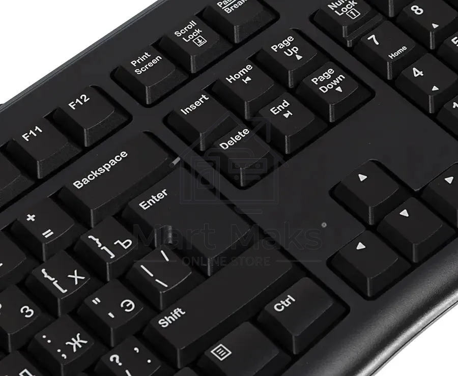 Клавиатура Logitech K120 EER проводная, USB, черный