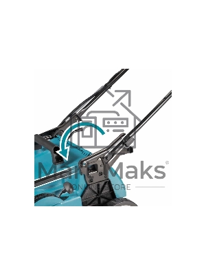 Газонокосилка роторная Makita DLM480CT2 860Вт