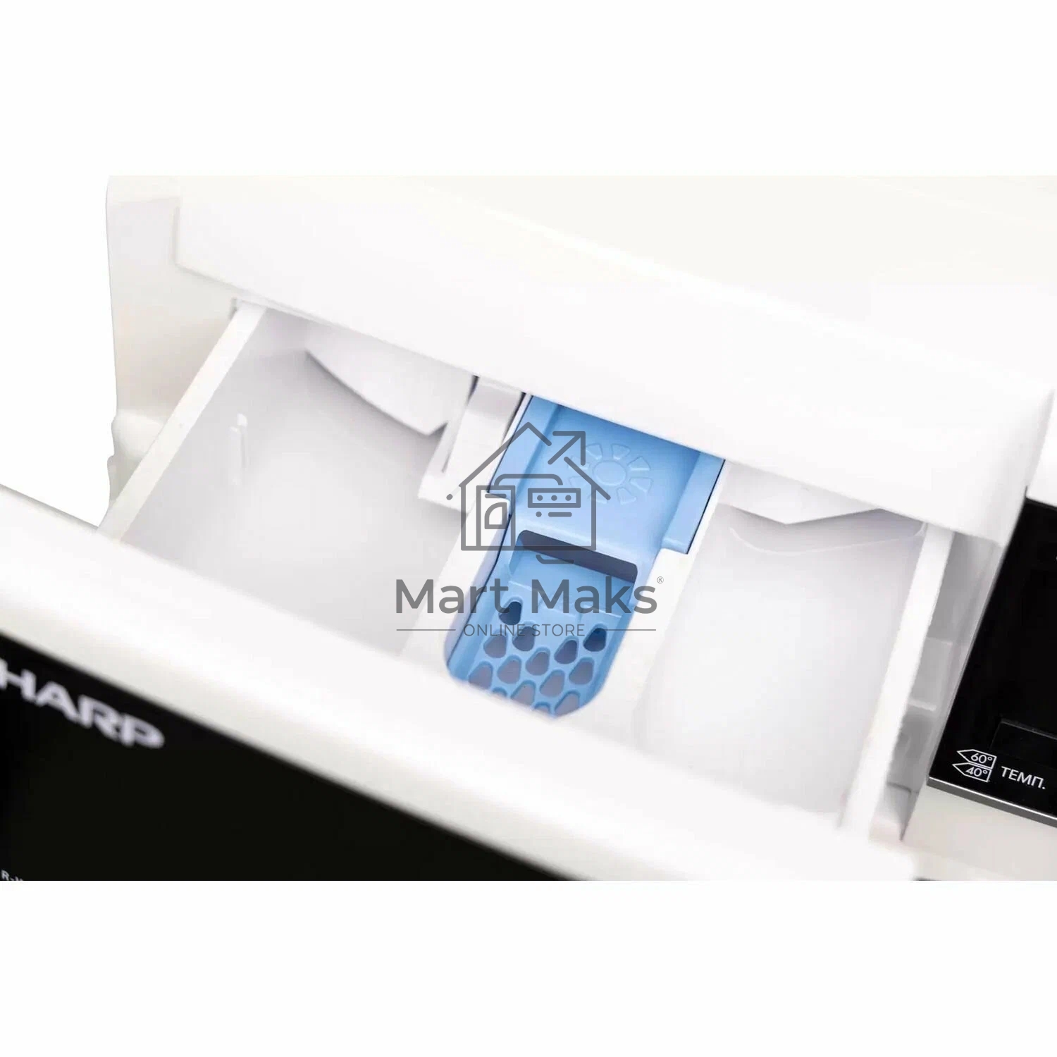 Стиральная машина Sharp ES612RW белый, загрузка фронтальная 6 кг, 1200 об/мин., класс: A+++