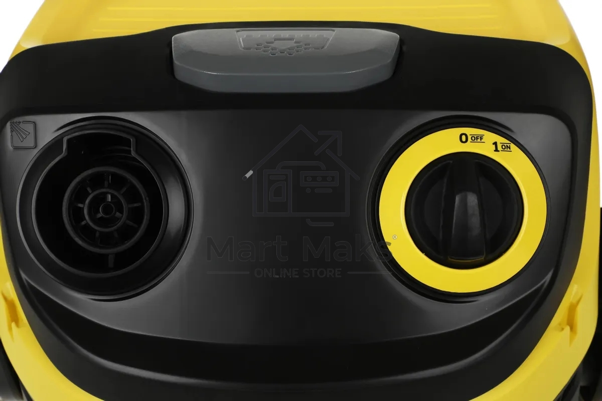 Строительный пылесос Karcher WD 5 V-25/5/22 желтый, 1100 Вт, уборка сухая/сбор воды, пылесборник мешок/контейнер, 25 л