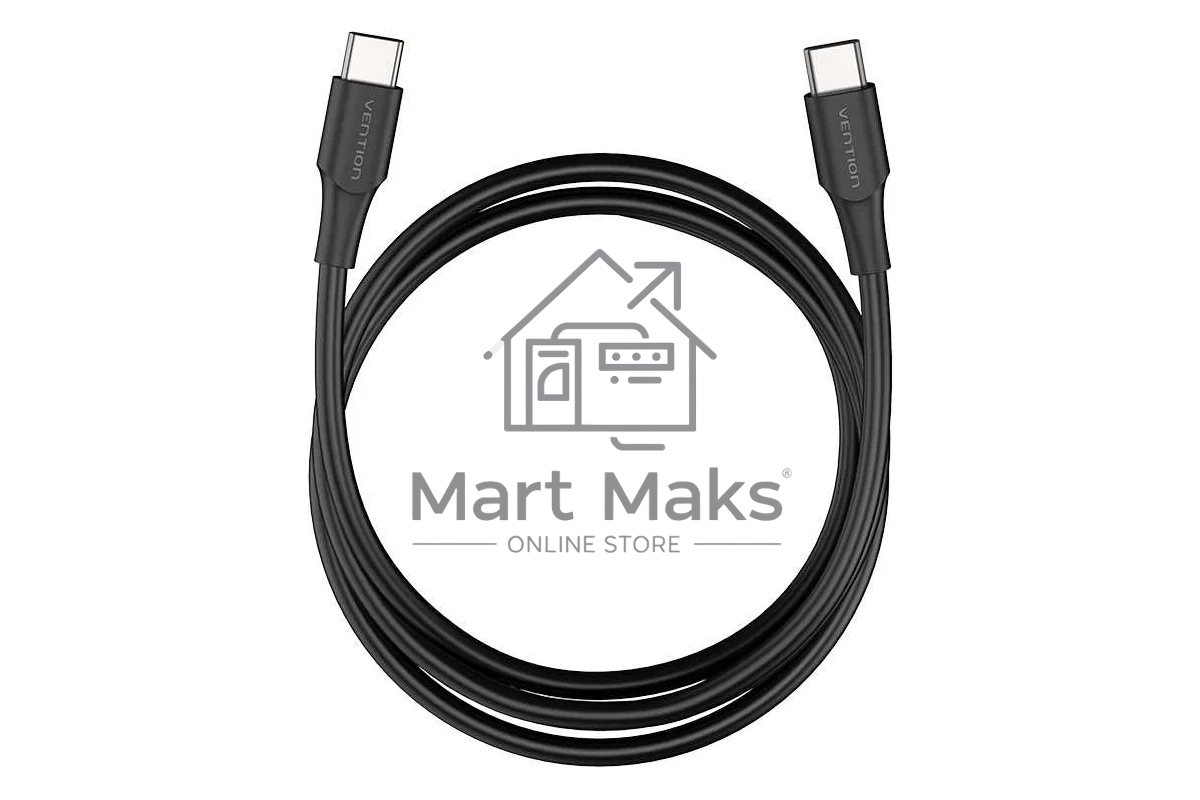 Набор для зарядки Vention FAHBF-EU з/у 25W и кабель USB-C 3А черный