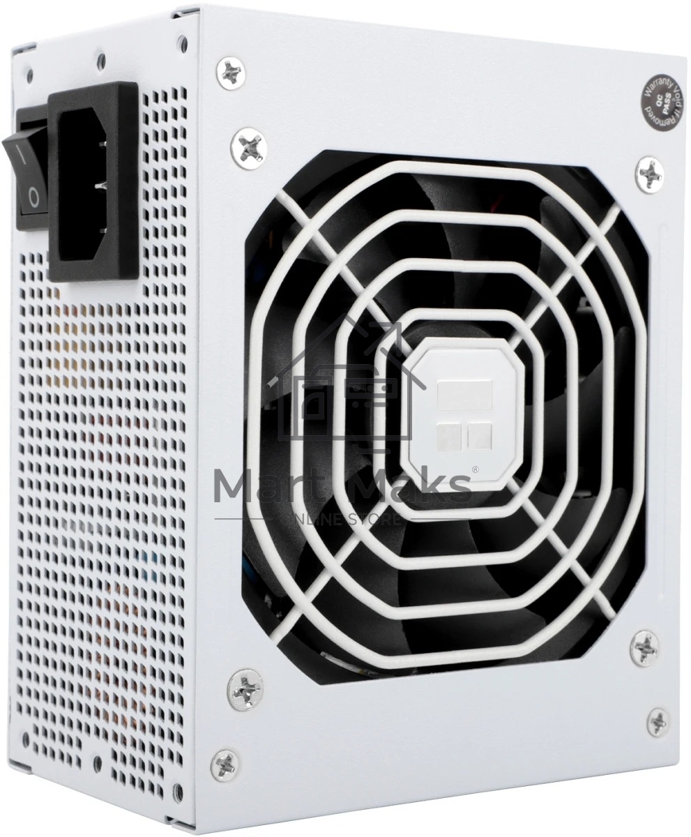 Блок питания Thermalright, 850W 80+ Gold (SFX, 3.1, PCIe 5.1, Full modular, 1x24(20+4)pin, 1xCPU 8(4+4)pin, 2xPCIe*2 8(6+2)pin, 1x12VHPWR PCIe 5.1 12+4pin 600mm, 3xSATA3, 3xMOLEX4pin, Active, 92x92mm, 100x125x64mm, APFC, OPP, OVP, OTP, OCP, SCP, UVP, whit