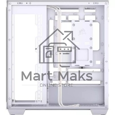 Корпус без блока питания/ Case Corsair 3500X, Midi-Tower, TG, no fan, 2xUSB-A 3.2, 1xUSB 3.2 Type-C, E-ATX, ATX, mATX, mITX White