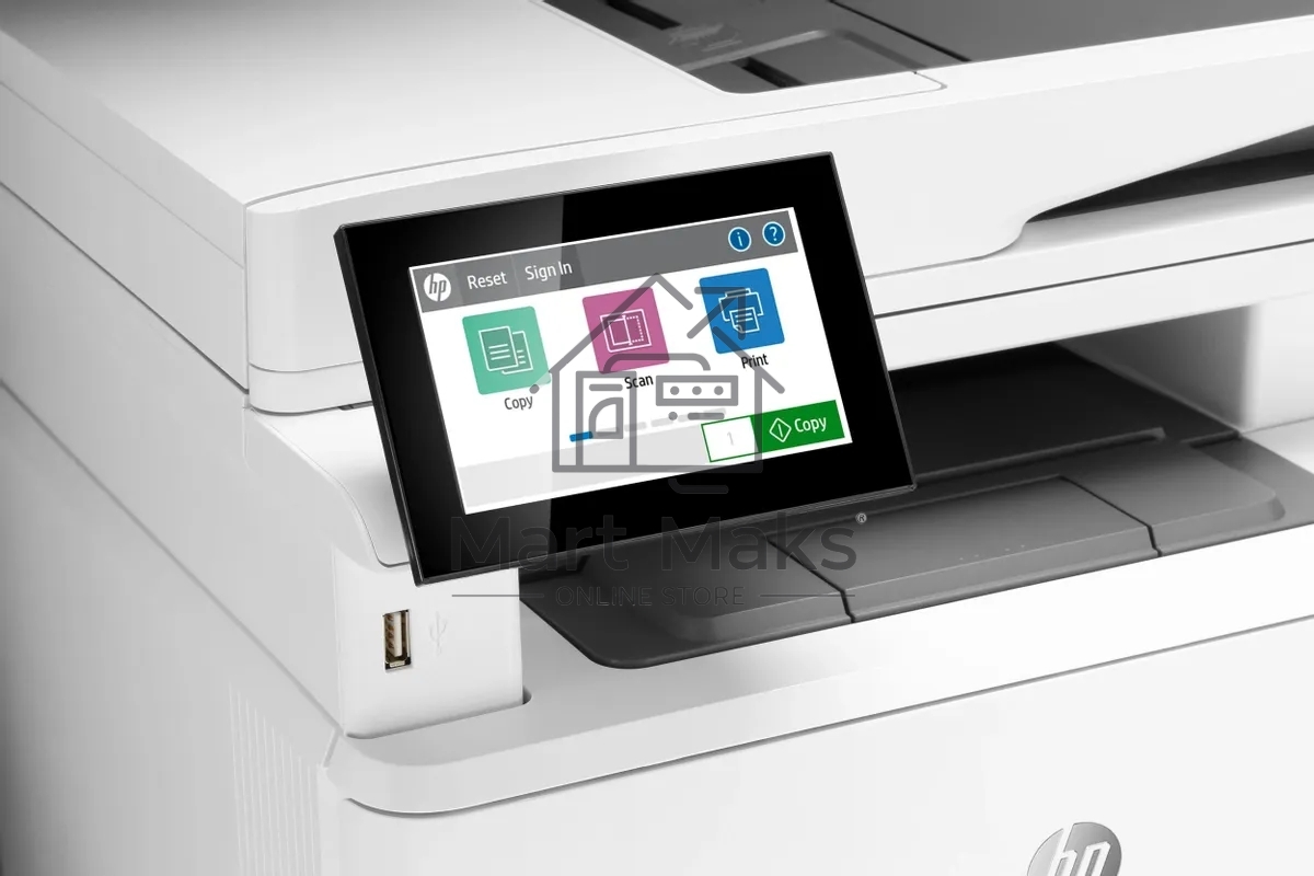 МФУ лазерный HP LaserJet Enterprise M430f (3PZ55A), A4, ч/б, печ. до 40 стр/мин., скан. до 29 стр/мин., 1200 x 1200 dpi (печать) 600x600dpi (скан), USB, RJ-45, Air Print, Mopria