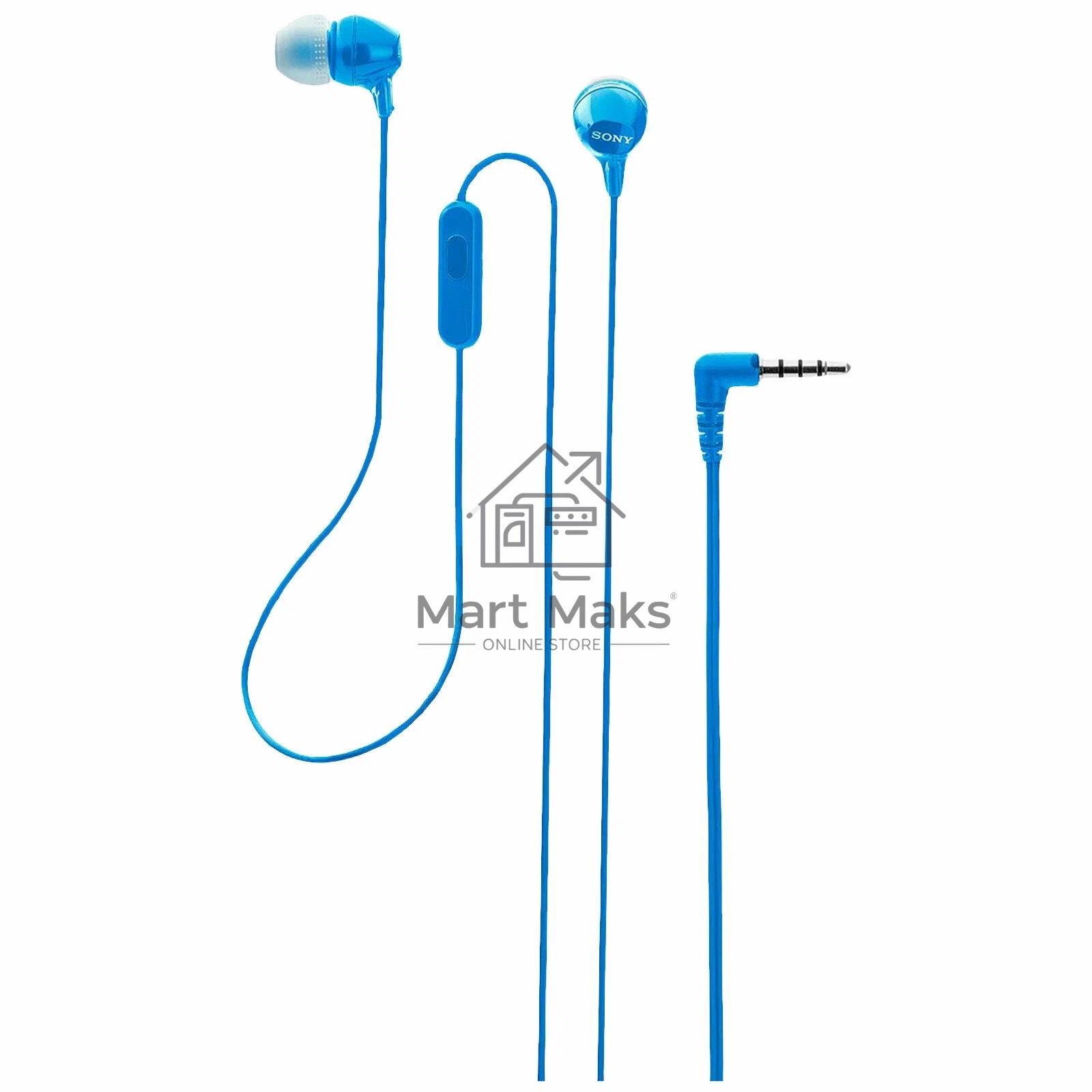 Наушники Sony MDR-EX14AP синий