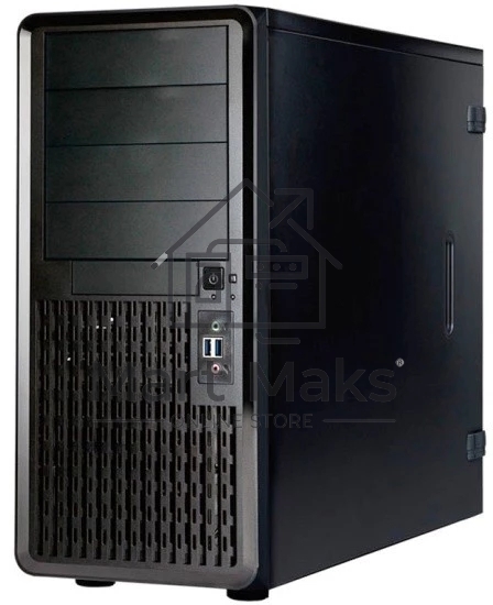 Компьютерный корпус Midi Tower InWin PE689 Black 750W P75F 80plus Gold USB3.0*2+A(HD)+front fan 120mm*1+rear fan 120mm*1+ 2*2SATA+1*1SATA+Intrusion Switch/ holes for SL20” RACKMOUNT