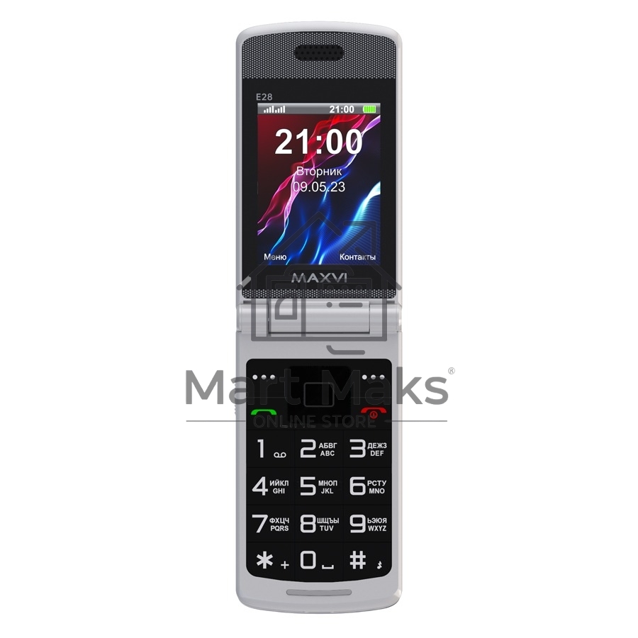 Мобильный телефон Maxvi E28 черный