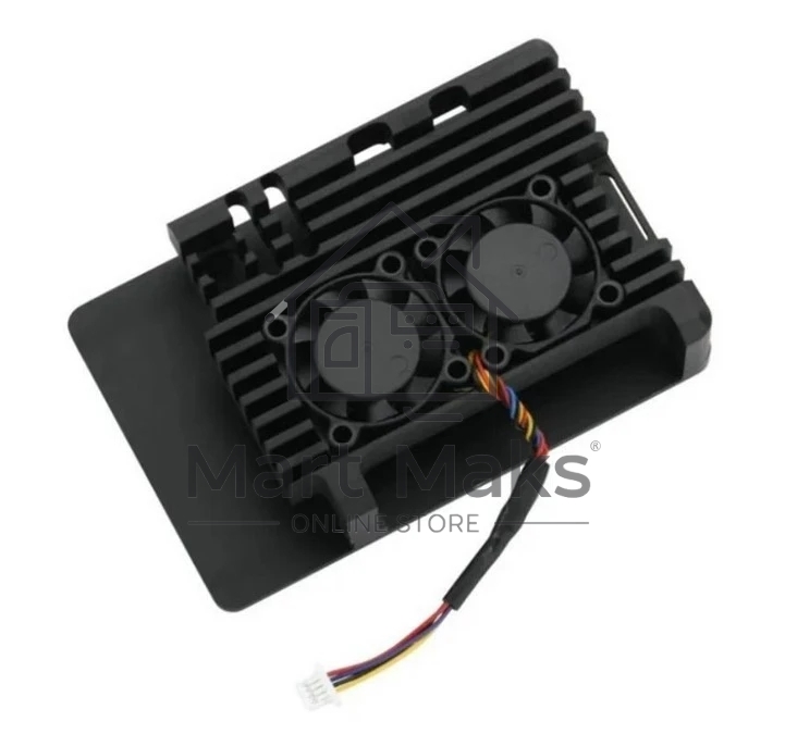 Компьютерный корпус ACD RA787 Metal Aluminum Case with Four-line Double Fans for Raspberry Pi 5