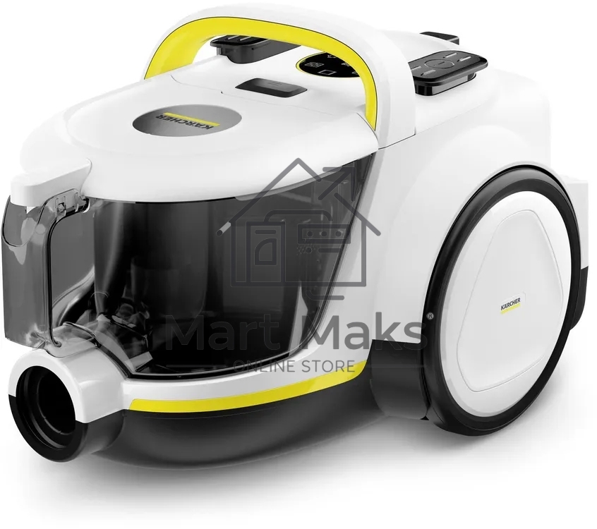 Пылесос Karcher VCC 6 CycloneX белый/черный, 800 Вт, уборка сухая, пылесборник контейнер 1,5 л