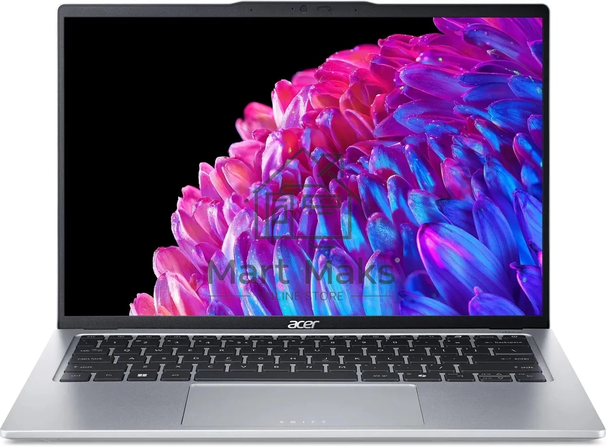 Ноутбук Acer Swift Go 14 SFG14-73-70EH серебристый NX.KSGCD.002 Core Ultra 7 155H 16Gb SSD1Tb Intel Arc 14