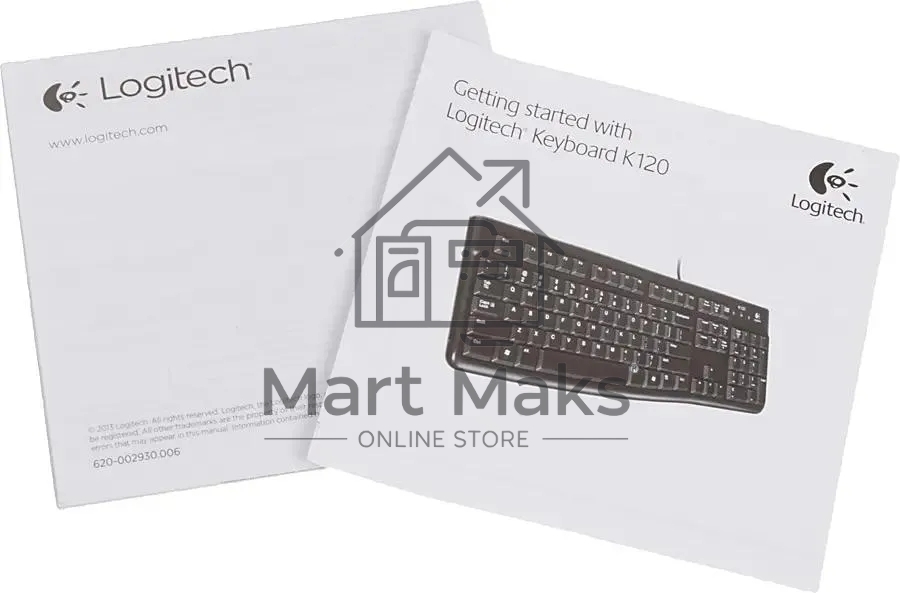 Клавиатура Logitech K120 EER проводная, USB, черный