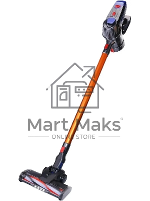 Пылесос вертикальный BQ-VC1002H серый-золотистый, питание от от аккумулятора, 45 Вт, уборка сухая, пылесборник 0.7 л, работа от АКБ max 35 мин.