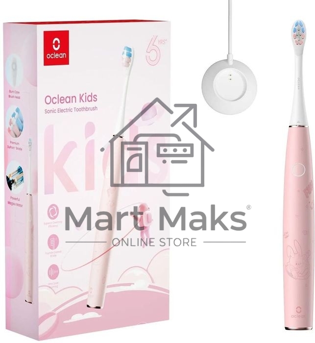 Зубная щетка электрическая Oclean Kids Air 2 розовый