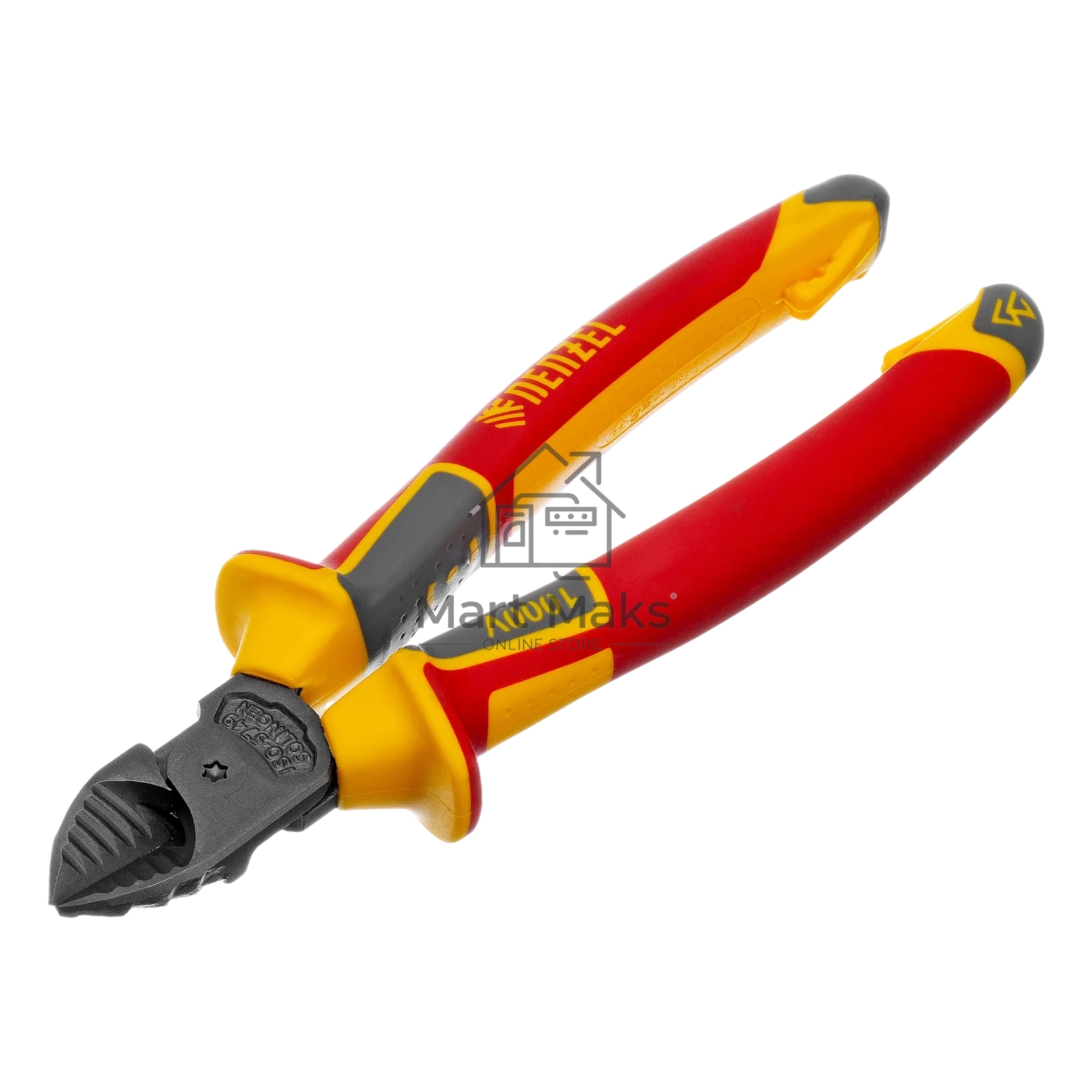 Бокорезы Denzel диэлектрические рукоятки, до 1000 В, трехкомпонентные рукоятки, 180 мм