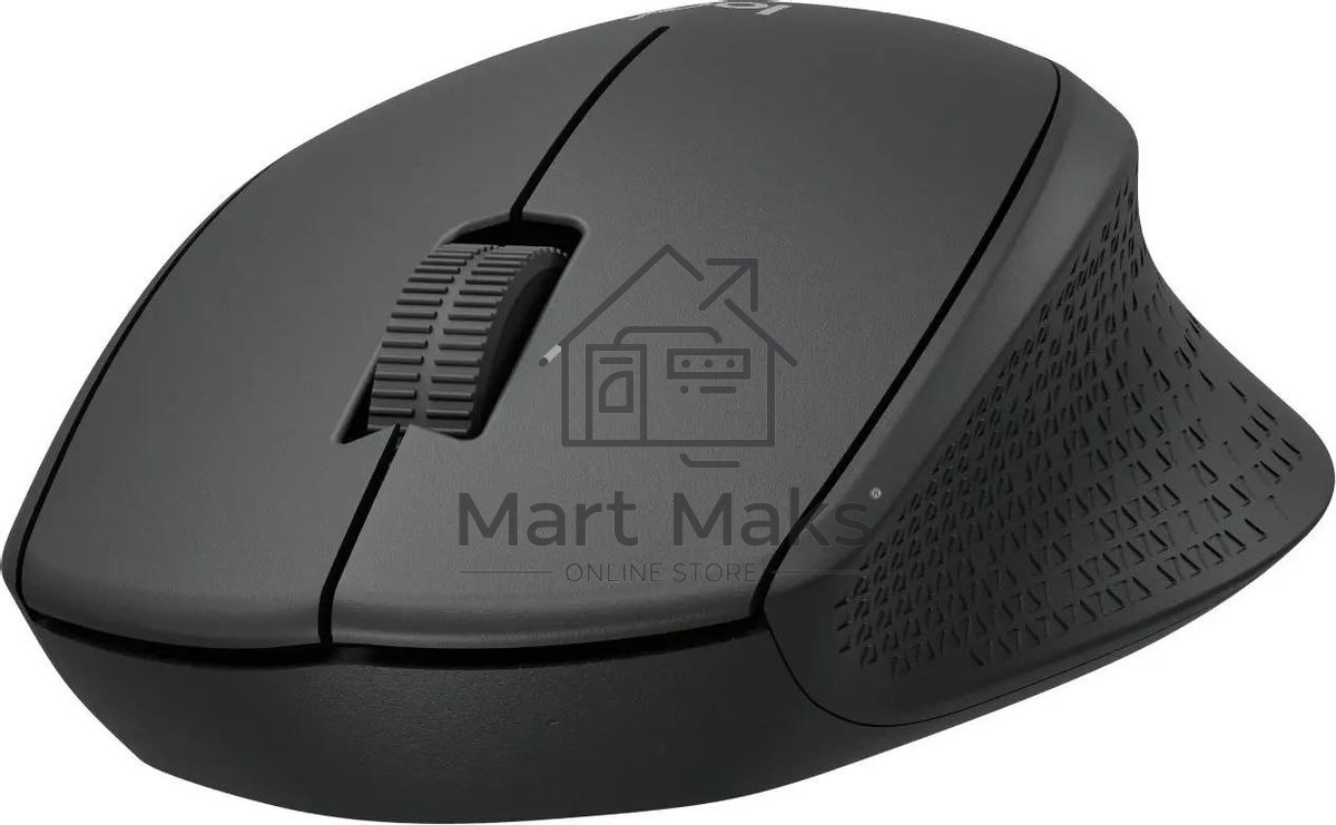 Мышь беспроводная Logitech M280 черный, 1000 dpi, радиоканал, USB, кнопки - 3