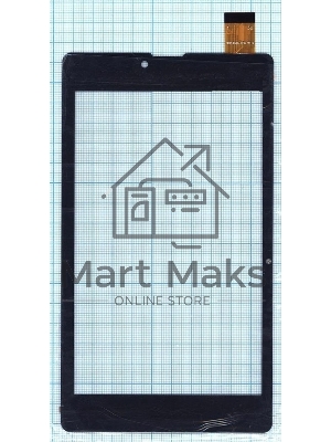Сенсорное стекло (тачскрин) для Digma Plane 7535E WJ1339-FPC V1.0 черное