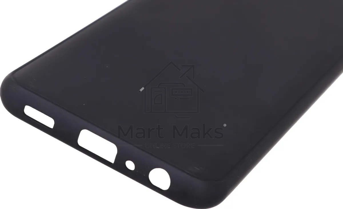 Чехол (клип-кейс) BoraSCO Silicone Case для Samsung Galaxy A03 Core черный (матовый)