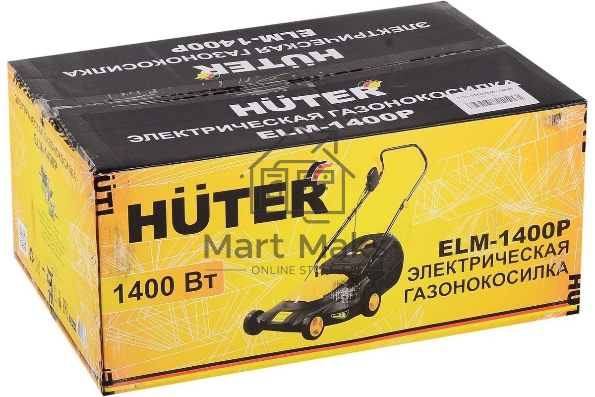 Газонокосилка роторная Huter ELM-1400/ELM-1400P электрическая 1400Вт