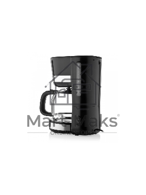 Кофеварка капельная BRAYER BR1120 черный, исп. кофе - молотый, 1.5 л, 1000 Вт.