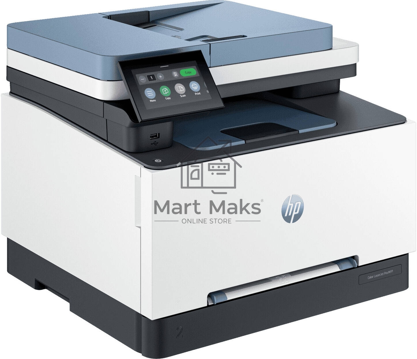 МФУ лазерный HP Color LaserJet Pro MFP 3303fdw (499M8A), A4, цветной, печ. до 25 стр/мин., скан. до 19 стр./мин., 600x600 dpi, Ethernet, USB, Wi-Fi