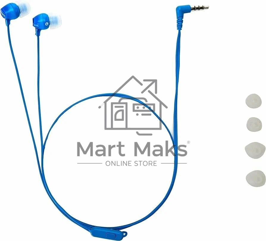 Наушники Sony MDR-EX14AP синий