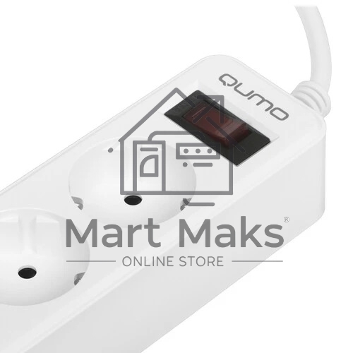 Сетевой фильтр QUMO Power Bar 5SP4U (P-0005), белый