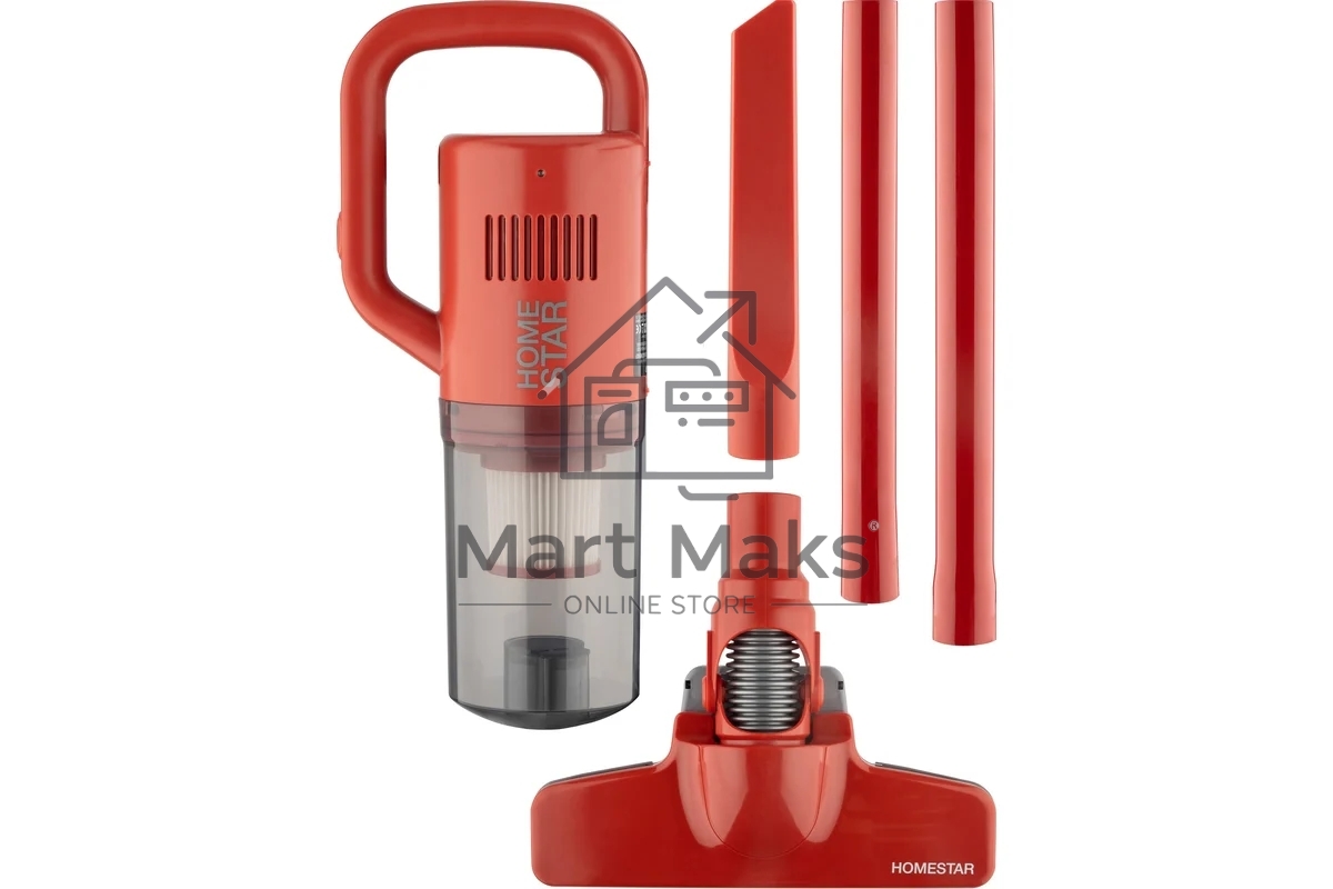 Вертикальный пылесос HOMESTAR HS-1027 красный (105873)