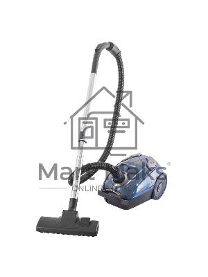 Пылесос мешкового типа Endever SkyClean VC-252, синий/серый, мощность 1800 Вт, мощность всасывания 350 Вт, объем мешка для пыли 2,5 литра