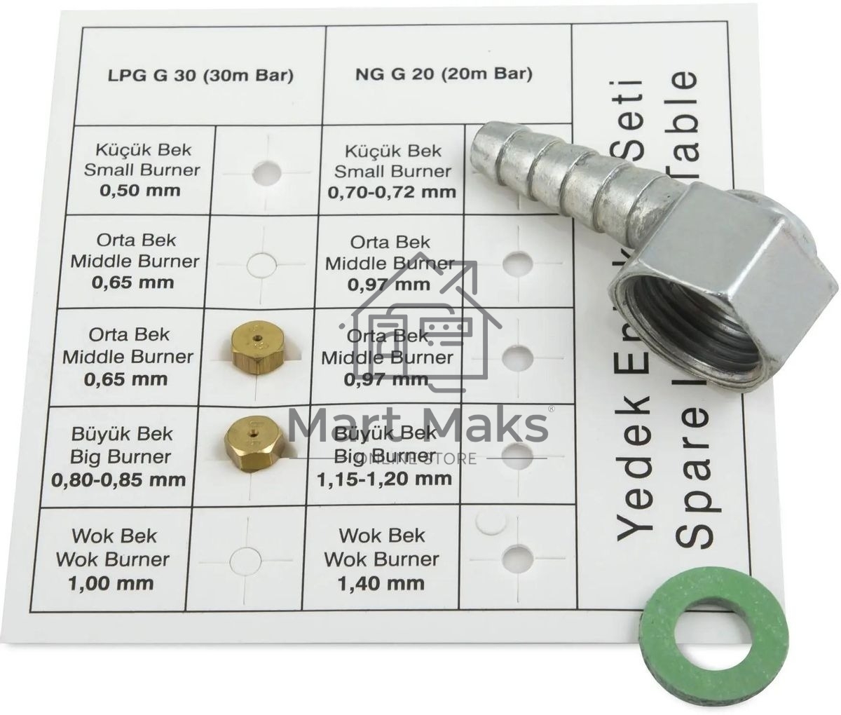 Газовая варочная панель Maunfeld EGHE.32.3EW/G, 2 конфорки, эмалированная сталь, белый