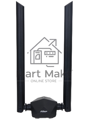 Сетевой адаптер Dahua DH-NC1800/Wi-Fi 802.11ax/2.4 ГГц до 574 Мбит.с + 5 ГГц до 1201 Мбит.с/2 антенны/USB 3.0/черный (DH-NC1800)