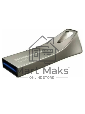 Флешка USB More Choice MF Metal (4610196401138), 16Gb, USB 3.0, R/W 40/15, серебристый