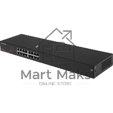 Коммутатор IP-COM G1016G, 16×1 Гбит/с, неуправляемый