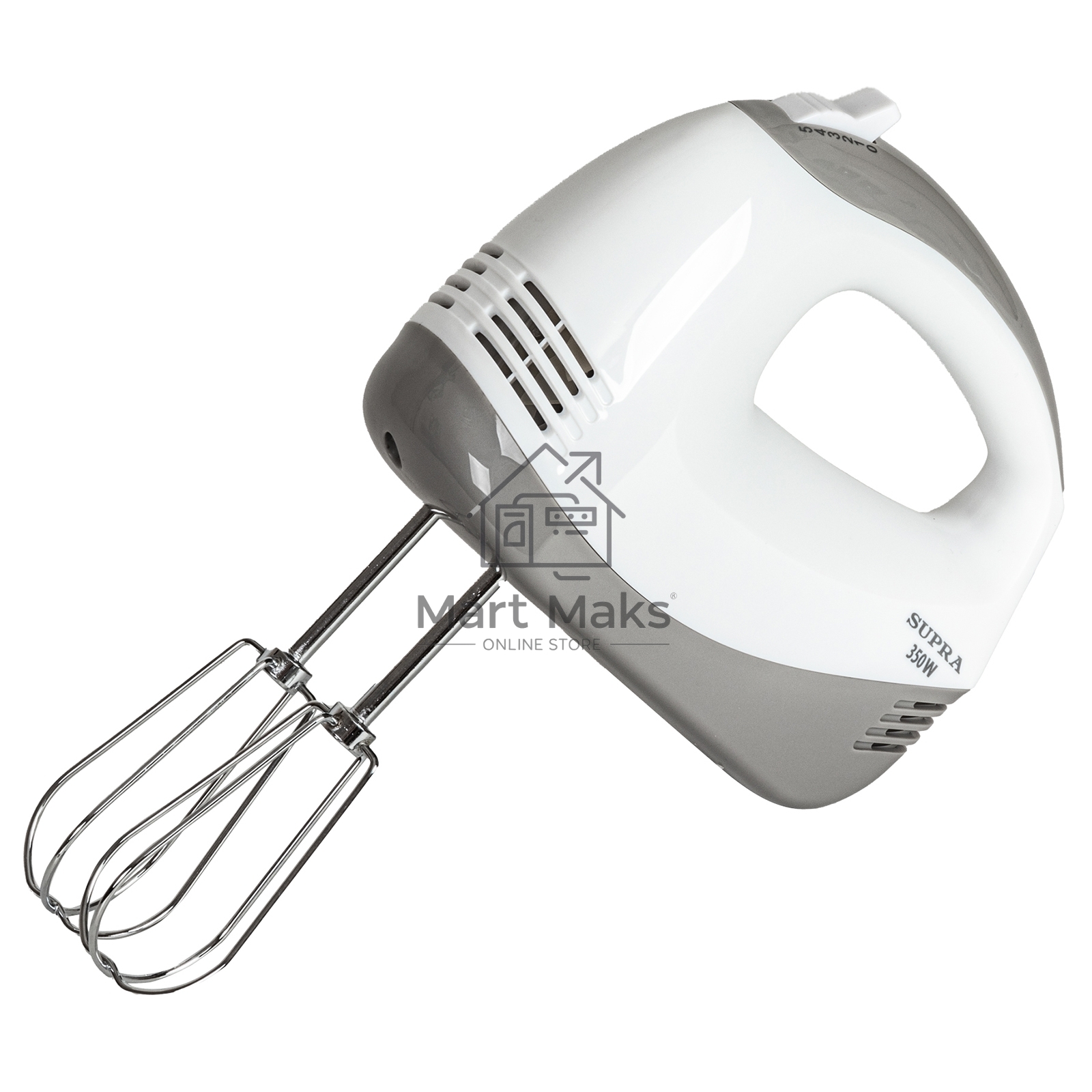 Миксер ручной SUPRA MXS-520 350Вт белый