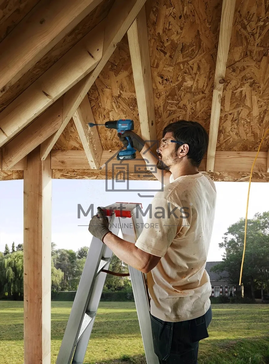 Дрель-шуруповерт Bosch GSB 185-LI Аккумуляторная, Кейс
