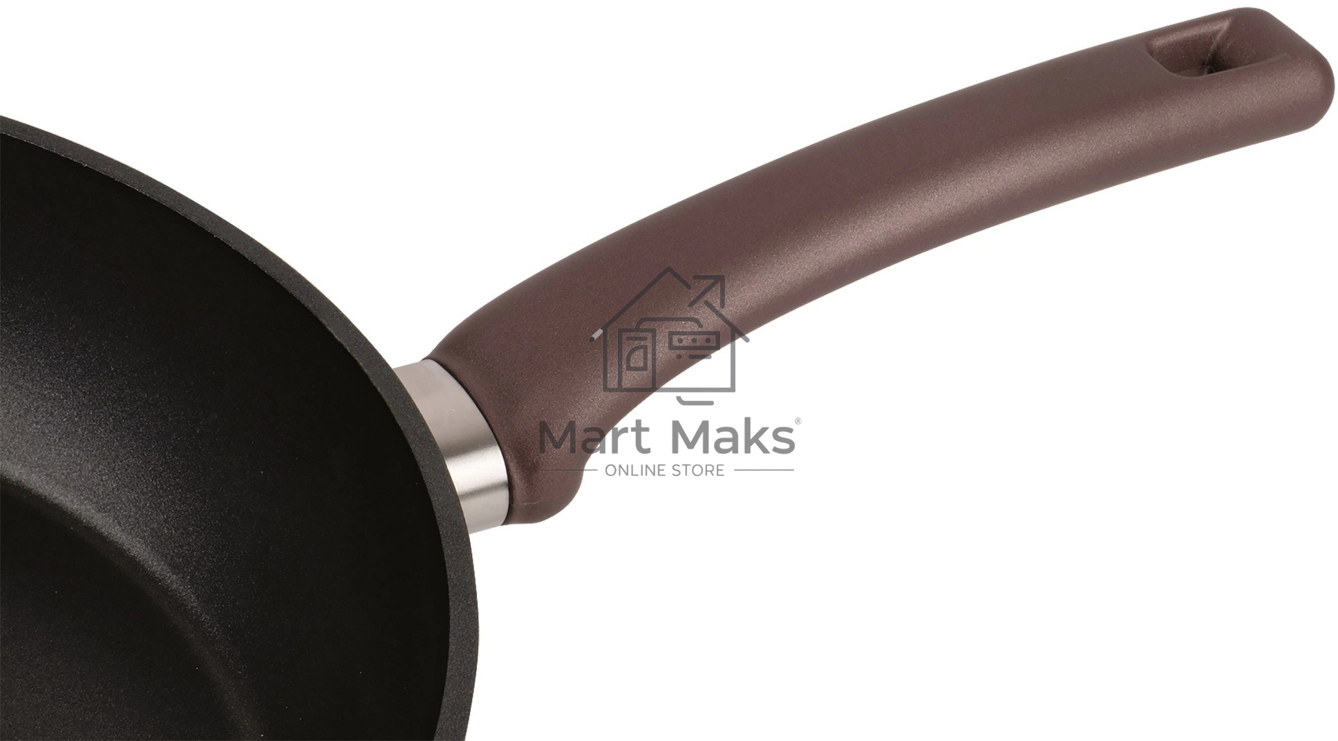 Сотейник Rondell Fest RDA-1526 d=28см (с крышкой) черный