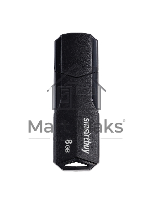 Флешка USB Smartbuy 8Gb,CLUE черный (SB8GbCLU-K)