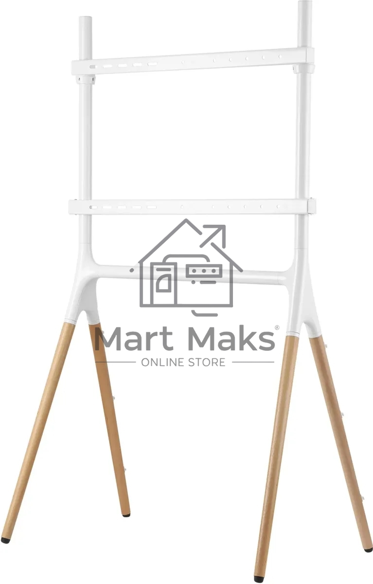 Подставка для телевизора Cactus CS-ST1247WTBCH белый/береза, 49