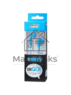 Универсальная мобильная гарнитура Smartbuy ERGO, синяя (SBH-520)