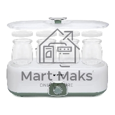 Йогуртница Kitfort KT-2006 20Вт 4б. 180 мл белый/зеленый