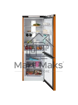 Холодильник Бирюса Б-T920NF оранжевый двухкамерный 210/100 л морозилка снизу, No Frost