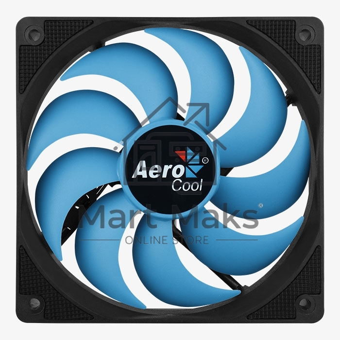 Вентилятор для корпуса AeroCool/Formula Motion 12 Plus черный, 120 мм, 1200 об/мин, 22.1 дБ, 3 pin